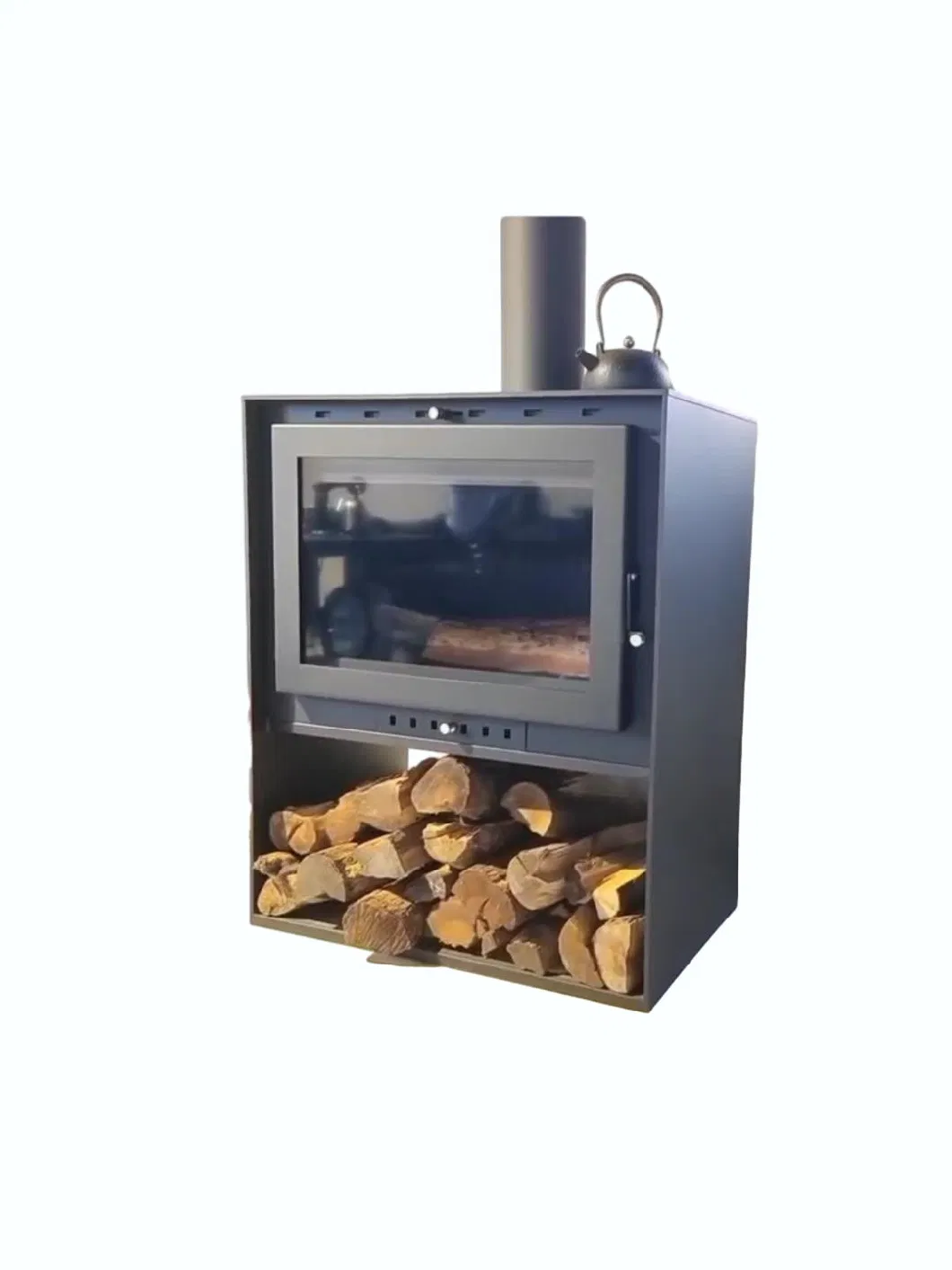 Wood Firewood Cast Iron Wood Burner Burning Stove Fire Place Fireplace