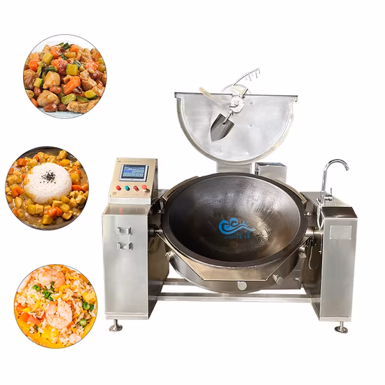 Высококачественная промышленная автоматическая чугунная плита для овощей с миксером